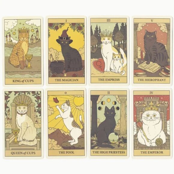 Cats Rule the Earth Tarot 78 Card Deck NWT - Picture 2 of 4